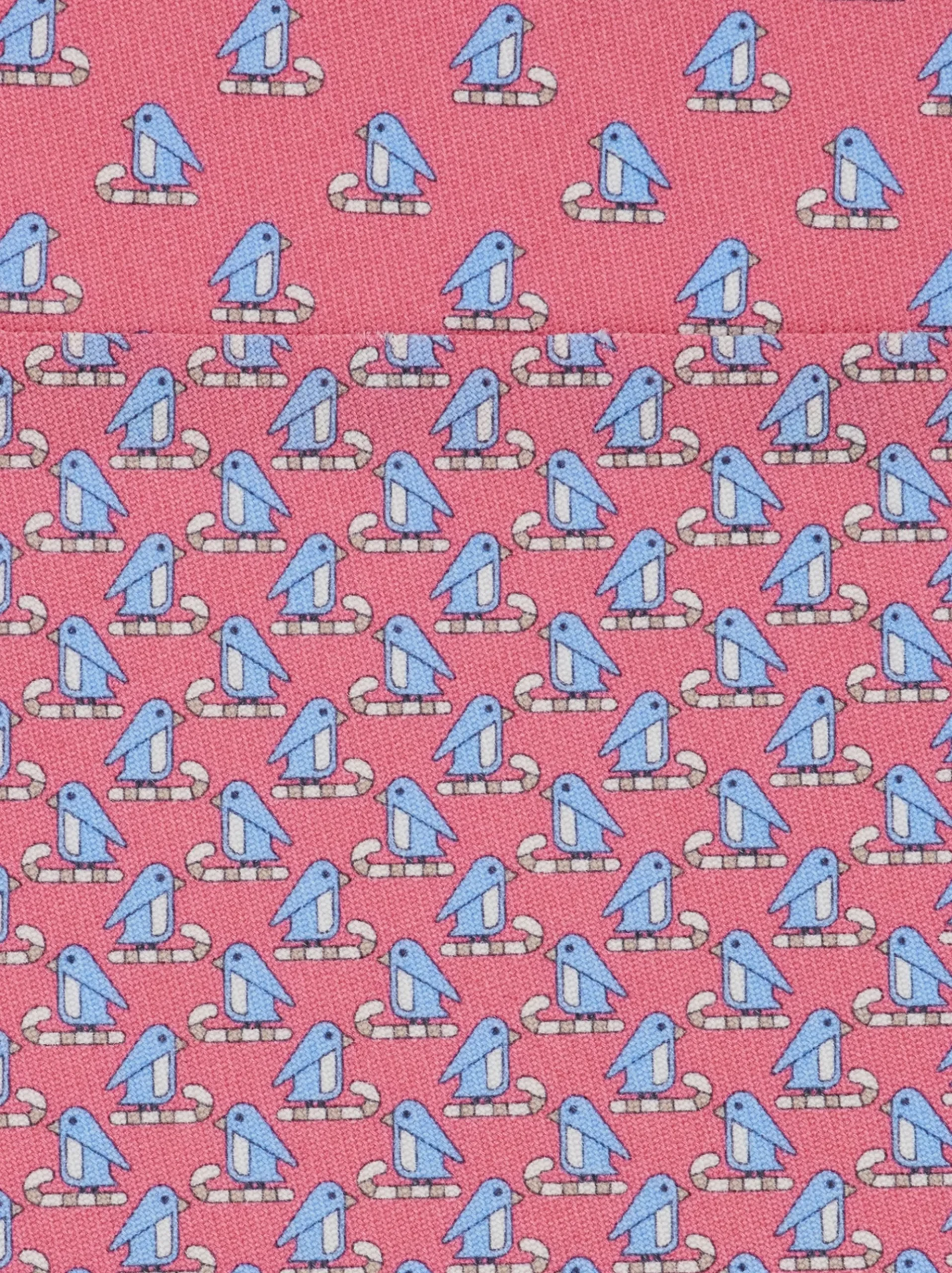 Penguin print silk tie - Men