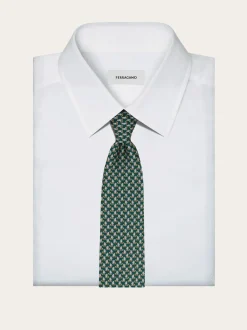 Penguin print silk tie - Men