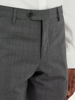 Plain suit in wool - Men