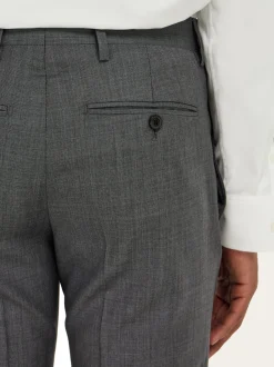 Plain suit in wool - Men