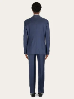Plain suit in wool - Men