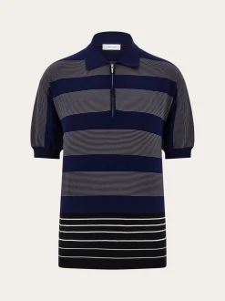 Polo shirt with zip collar - Men