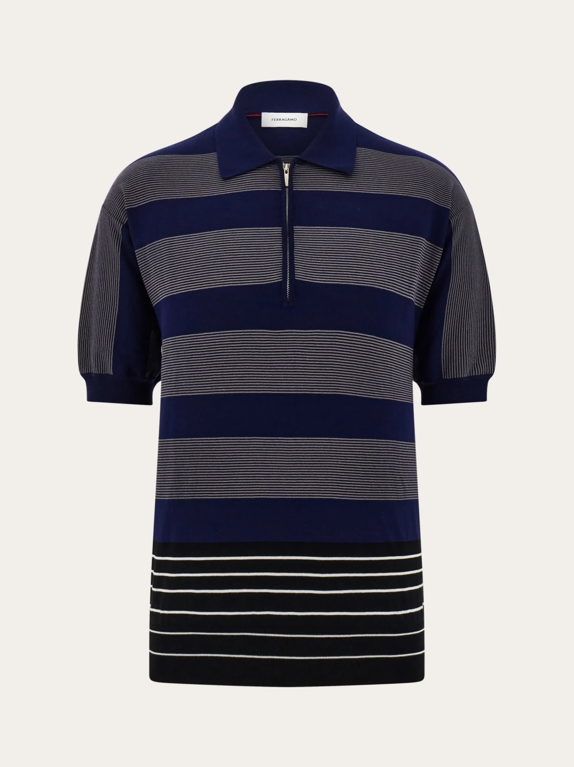 Polo shirt with zip collar - Men