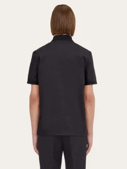 Polo with zip collar - Men
