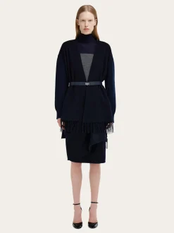Poncho cardigan - Women
