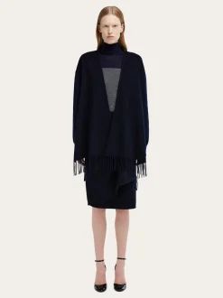 Poncho cardigan - Women