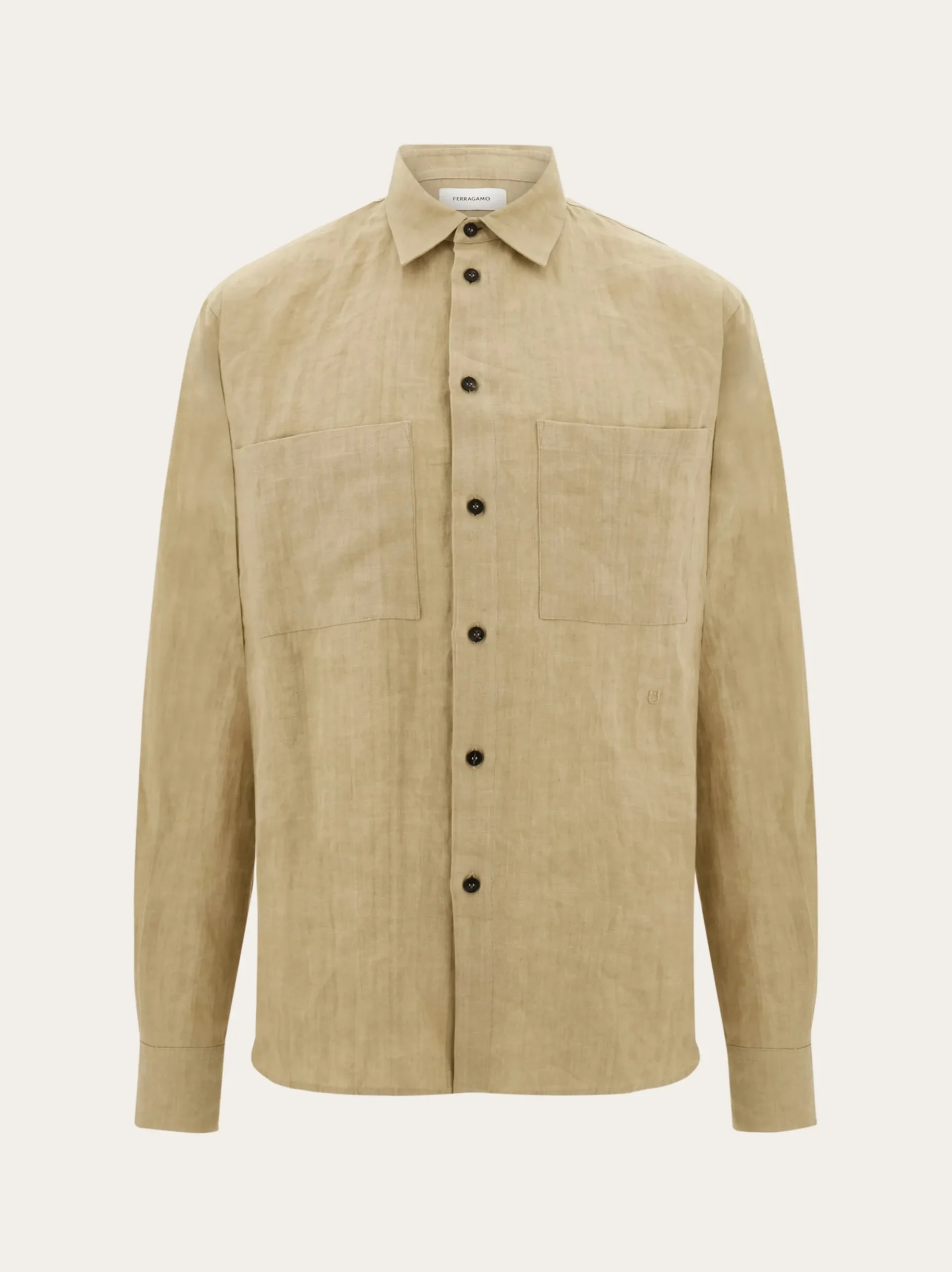Pure linen shirt - Men
