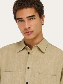 Pure linen shirt - Men