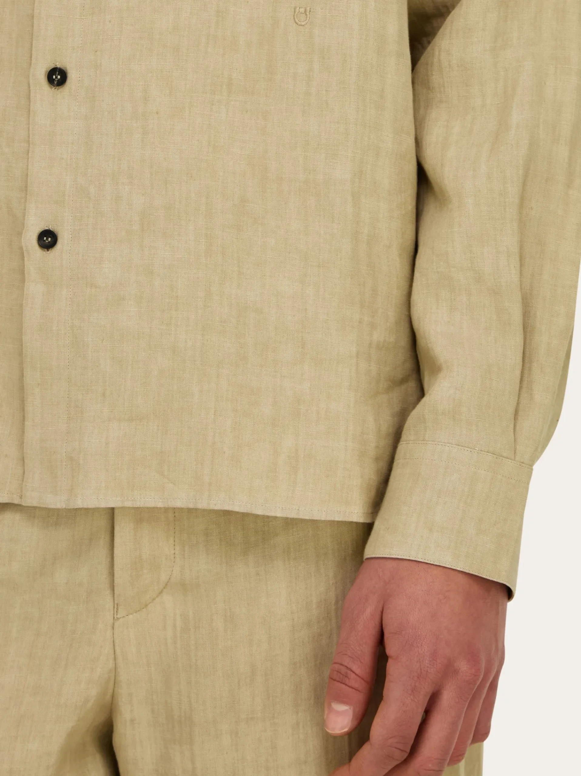 Pure linen shirt - Men