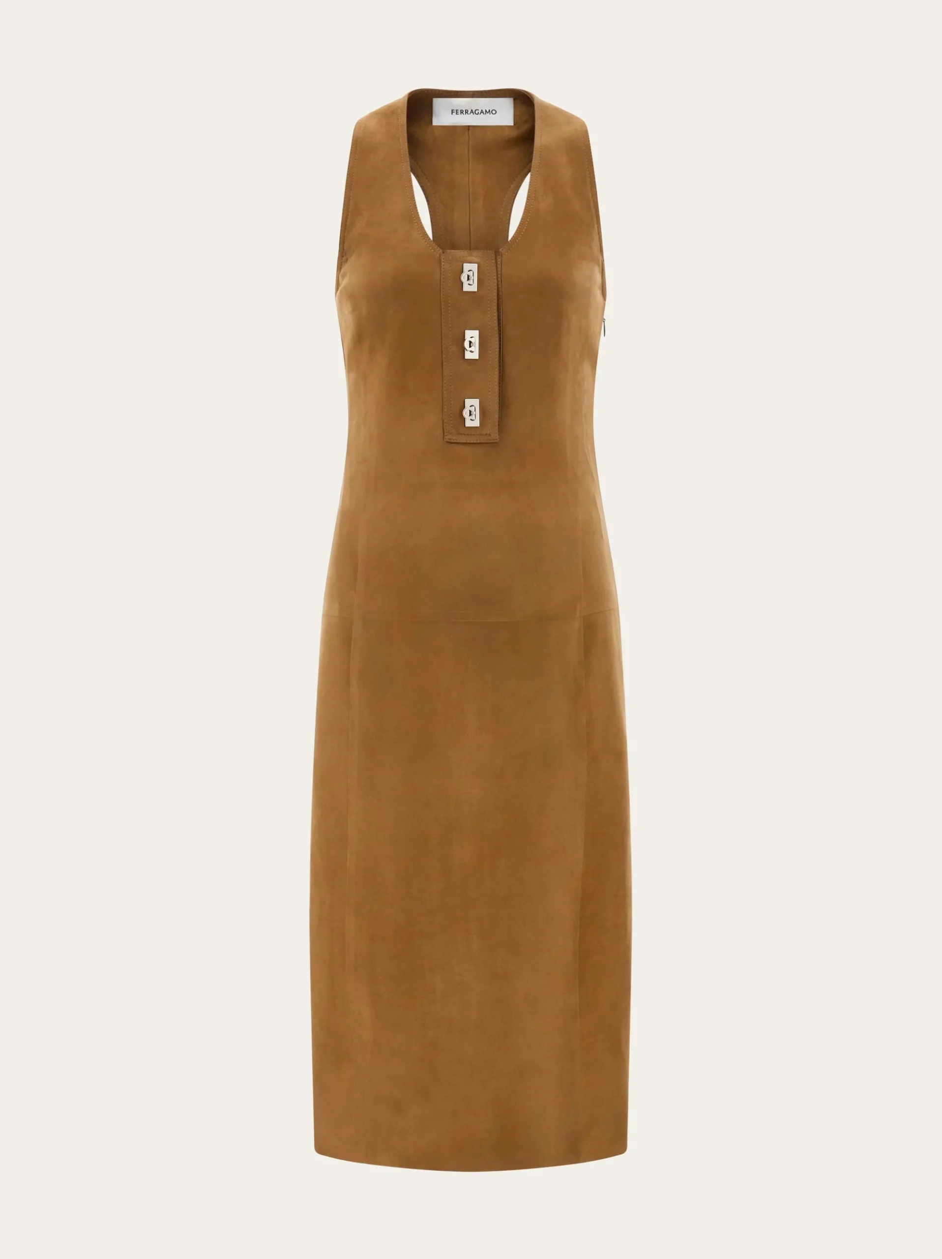Racer back dress with Hug buckle detail - Women
