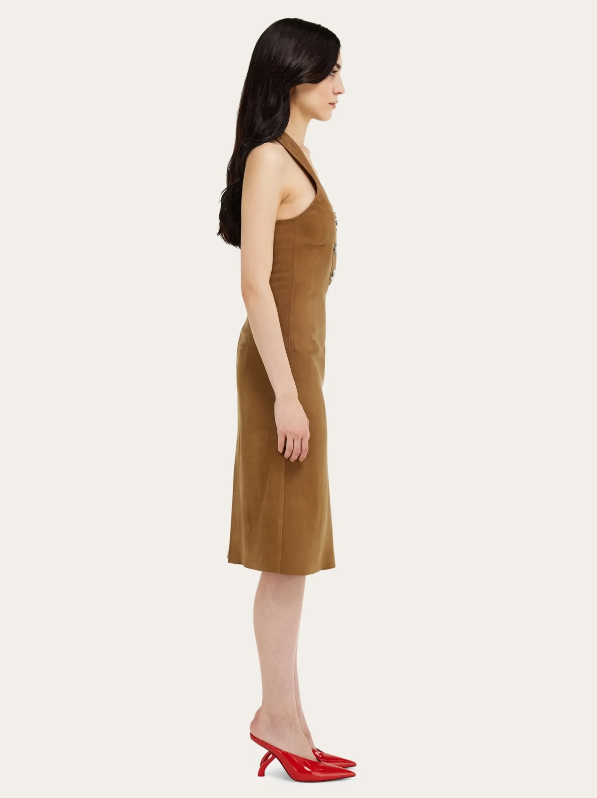 Racer back dress with Hug buckle detail - Women