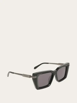 Rectangular frame sunglasses - Women