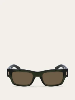 Rectangular frame sunglasses - Men