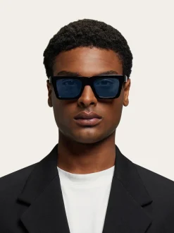 Rectangular frame sunglasses - Men