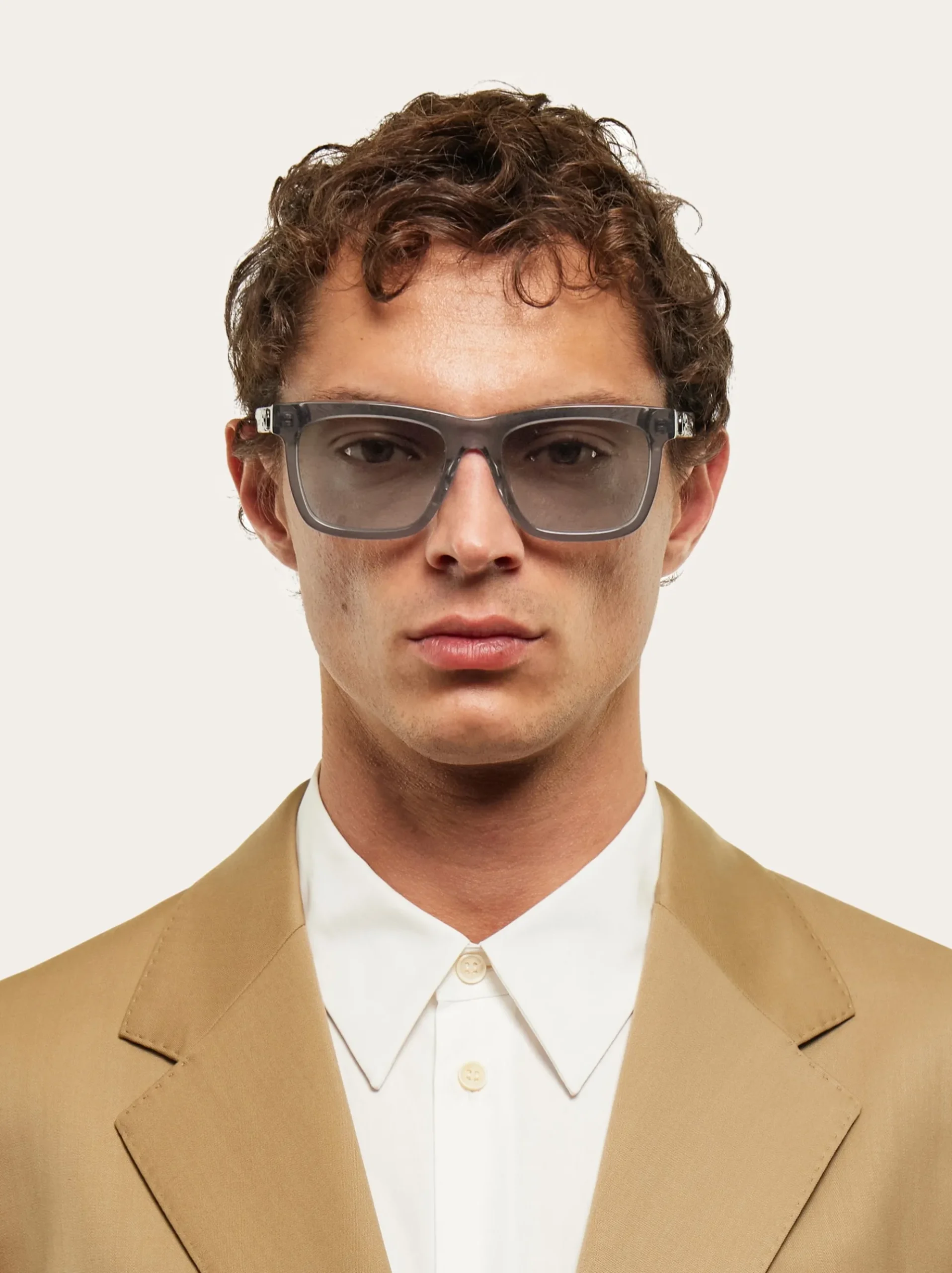 Rectangular frame sunglasses - Men