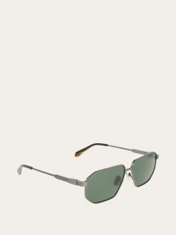 Rectangular frame sunglasses - Men