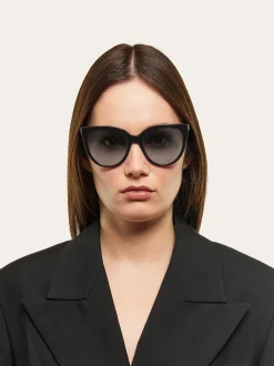 Rectangular frame sunglasses - Women