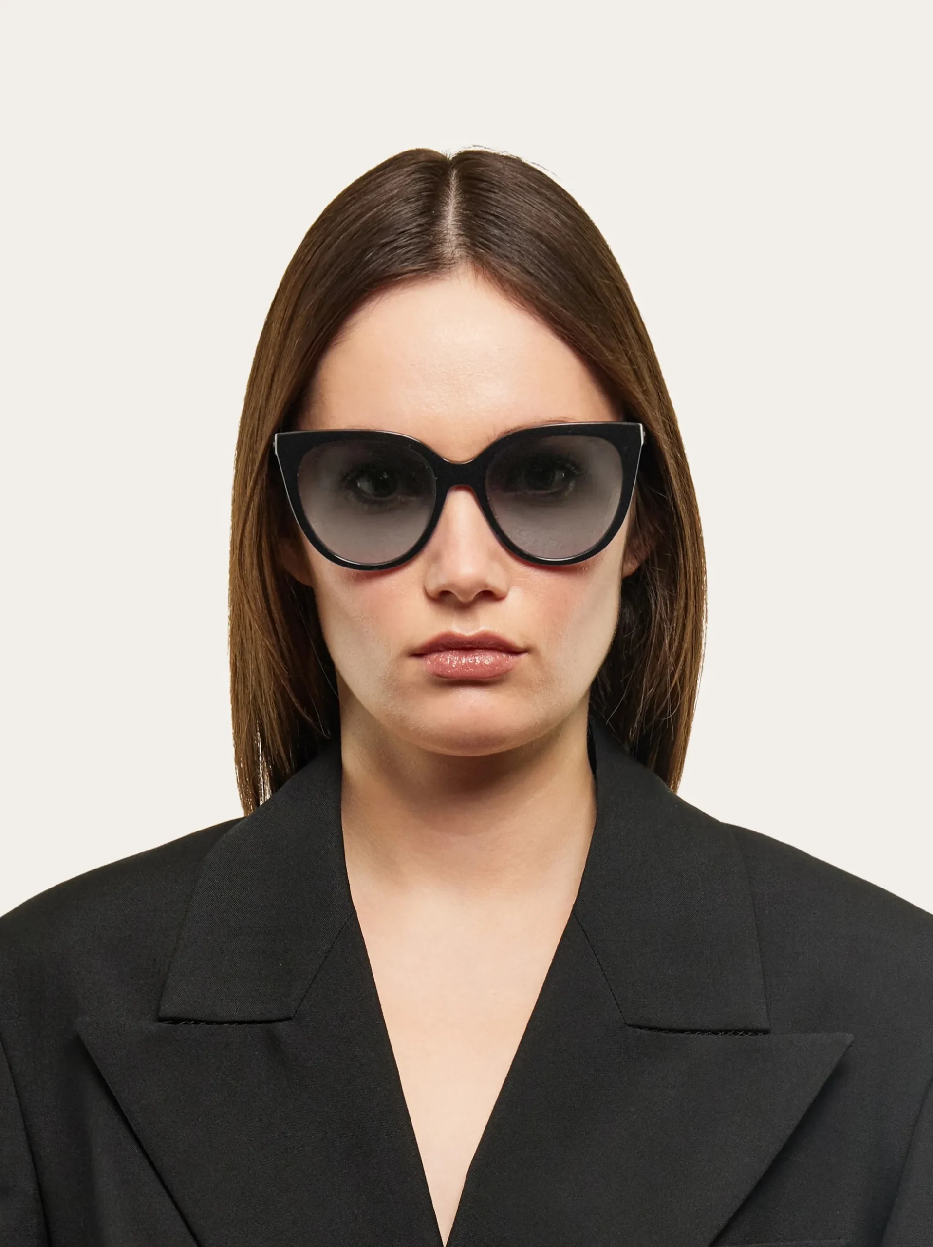 Rectangular frame sunglasses - Women