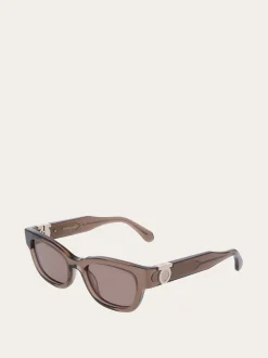 Rectangular frame sunglasses - Women