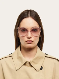 Rectangular frame sunglasses - Women