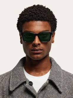 Rectangular frame sunglasses - Men