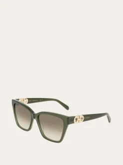 Rectangular frame sunglasses - Women