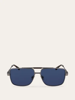 Rectangular frame sunglasses - Men