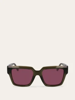 Rectangular frame sunglasses - Women
