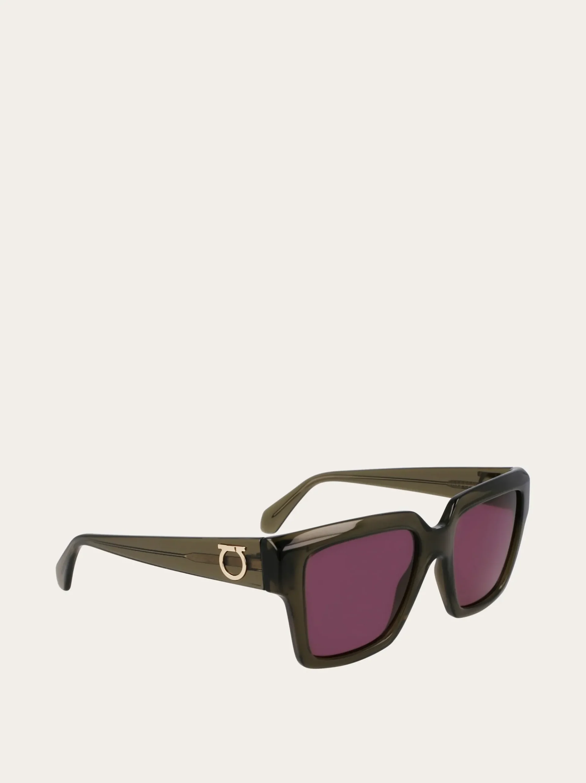 Rectangular frame sunglasses - Women