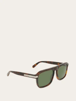Rectangular frame sunglasses - Men