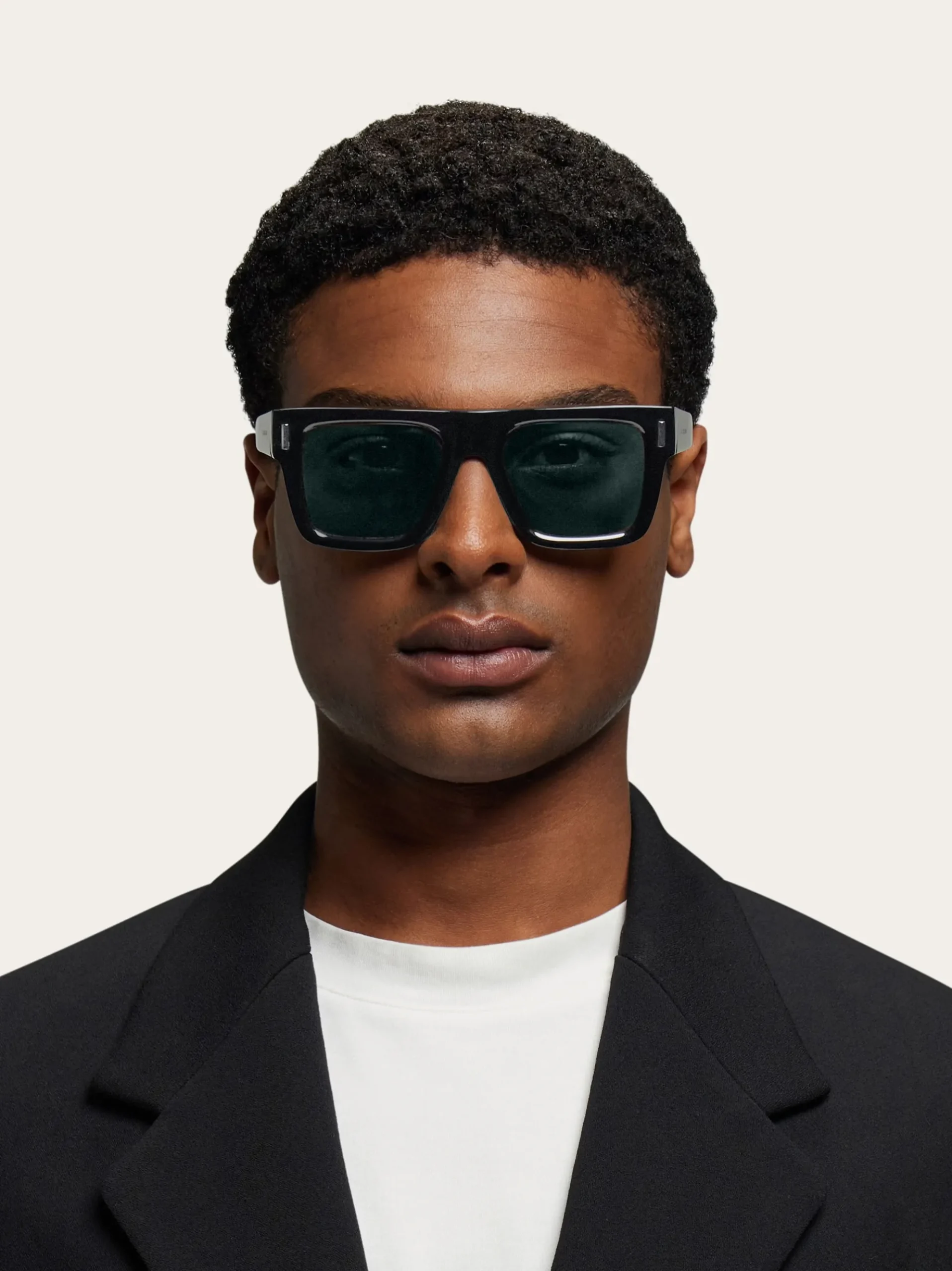 Rectangular frame sunglasses - Men