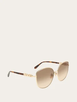 Rectangular frame sunglasses - Women