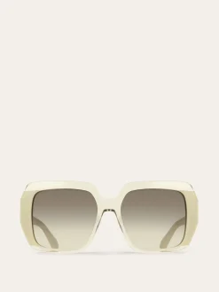 Rectangular frame sunglasses - Women
