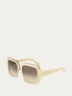 Rectangular frame sunglasses - Women