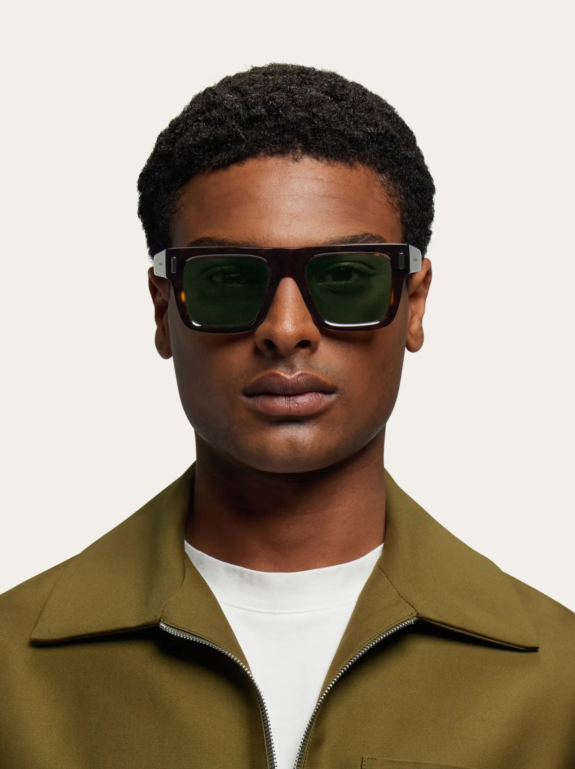 Rectangular frame sunglasses - Men