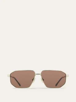 Rectangular frame sunglasses - Men