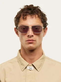 Rectangular frame sunglasses - Men