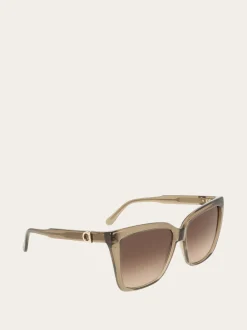 Rectangular frame sunglasses - Women
