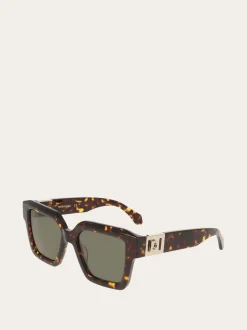 Rectangular frame sunglasses - Women