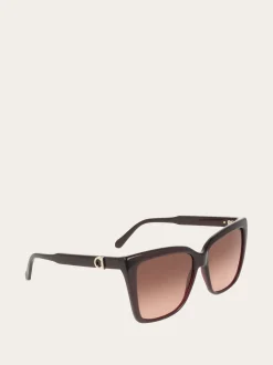 Rectangular frame sunglasses - Women