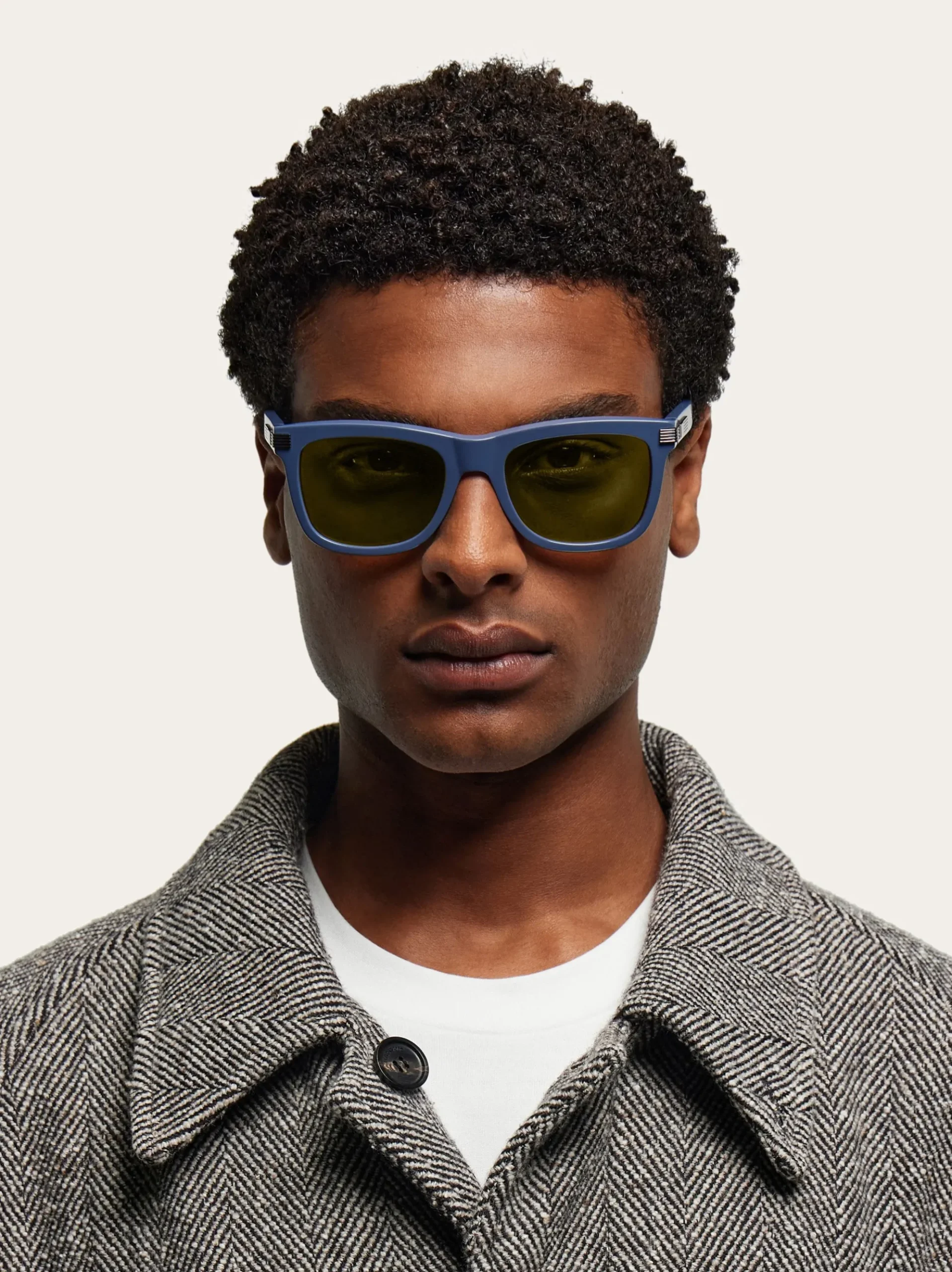 Rectangular frame sunglasses - Men