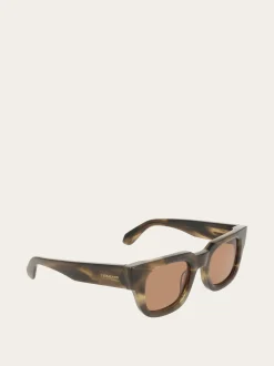 Rectangular frame sunglasses - Men