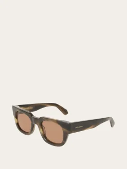 Rectangular frame sunglasses - Men
