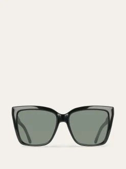 Rectangular frame sunglasses - Women