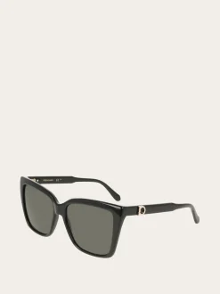 Rectangular frame sunglasses - Women