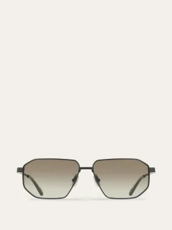 Rectangular frame sunglasses - Men