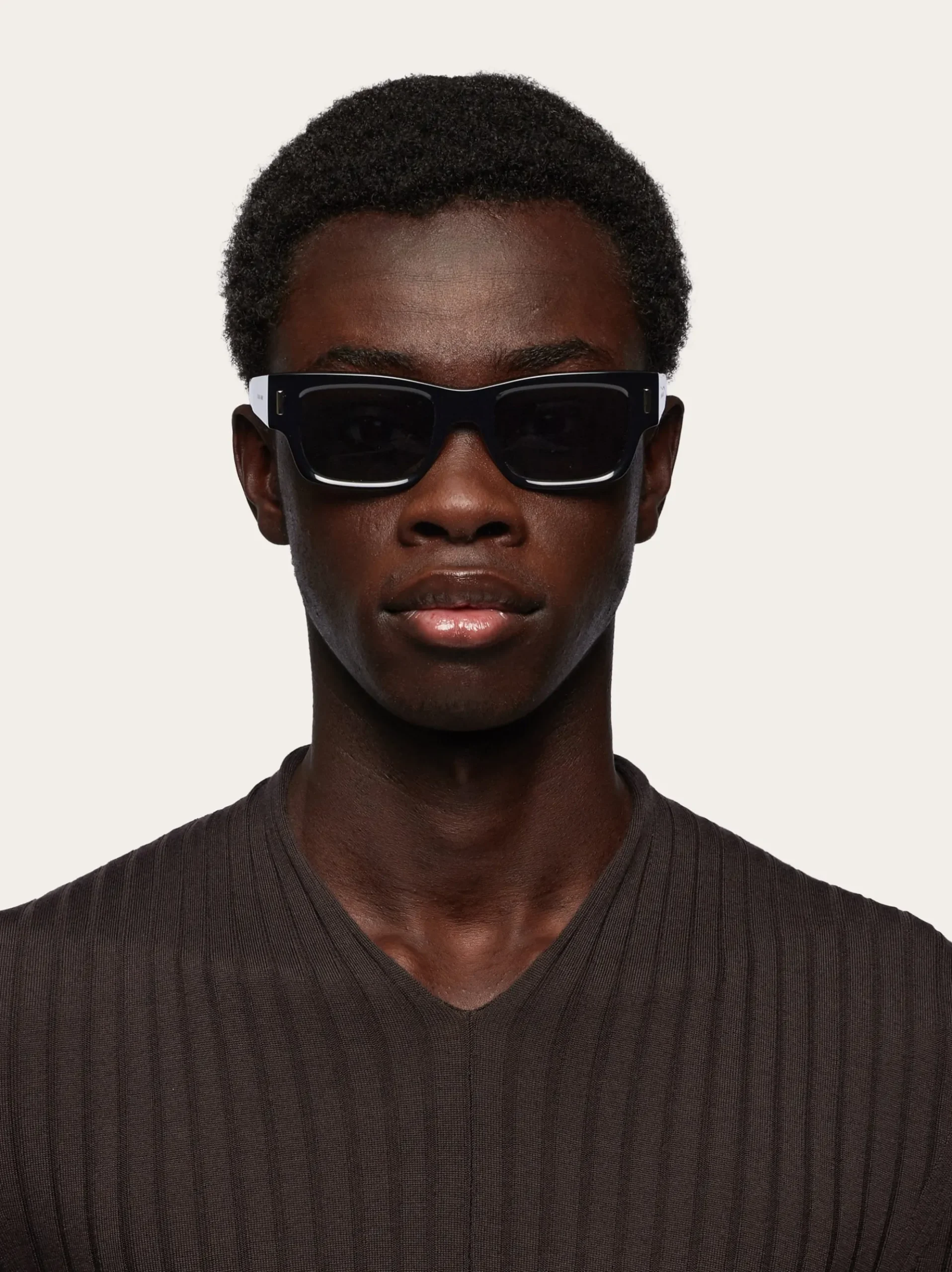 Rectangular frame sunglasses - Men