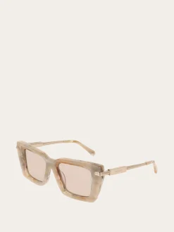 Rectangular frame sunglasses - Women