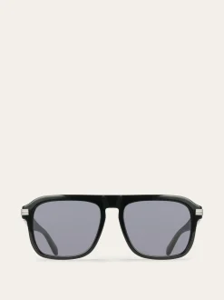 Rectangular frame sunglasses - Men