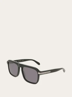 Rectangular frame sunglasses - Men